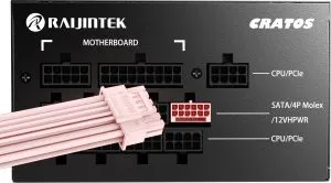 Raijintek PSU ATX 3.0 1000W Gold - CRATOS 1000 WHITE