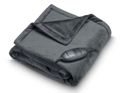 Термоподложка Beurer HD 74 Cosy Dark Gray Heated Overblanket, LE 2024