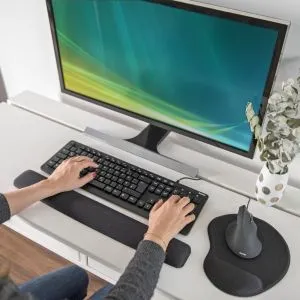 Hama "Ergo" Keyboard Wrist Rest, black