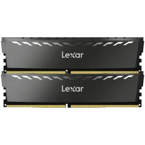 Lexar 2x16GB THOR DDR4 3600 UDIMM XMP Memory with Black heatsink. Dual pack