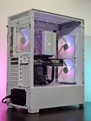 Ryzen 7-5700 / RTX 4060 8GB / SSD 1TB / RAM 32GB - Gaming PC WhiteReaper 112
