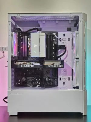 Ryzen 7-5700 / RTX 4060 8GB / SSD 1TB / RAM 32GB - Gaming PC WhiteReaper 112