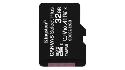 Memory card Kingston Canvas Select Plus, microSDHC 32GB, Class 10 UHS-I, Bulk