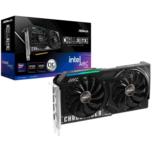 Asrock Intel Arc B580 Challenger 12GB OC, GDDR6, 192-bit, 1x HDMI 2.1a, 3x DP 2.1, 1x 8-pin Pwr connector, Dual fan, Recommended PSU 650W, 249x132x41mm, 2-slot, 90-GA5LZZ-00UANF.