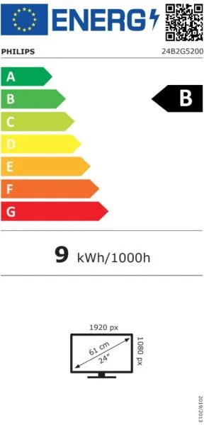 Монитор Philips 24B2G5200, 23.8" IPS WLED, 1920x1080@100Hz, 4ms GtG, 300cd m/2, 1000:1, 50M:1 DCR, Adaptive Sync, FlickerFree, Blue Light tech., 3Wx2, Tilt, Height Adjust, Pivot, Swivel, D-SUB, HDMI, DP, USB hub