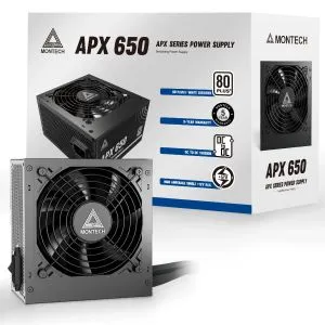 Montech захранване PSU 650W - APX - 80 Plus White