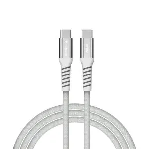 Кабел Verbatim Sync & Charge USB-C to USB-C 60W Magnetic 120 cm - Grey