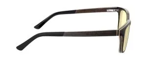 Computer glasses GUNNAR Muir Ebony (wood),  Amber