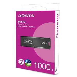 ADATA EXT SSD SC610 1000GB RED