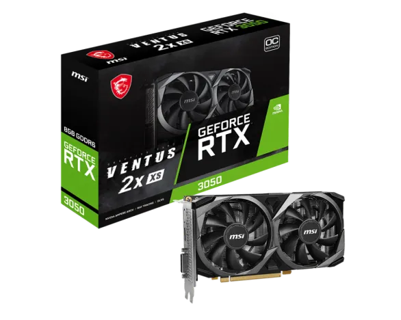 MSI RTX3050 VENTUS 2X XS 8G OC