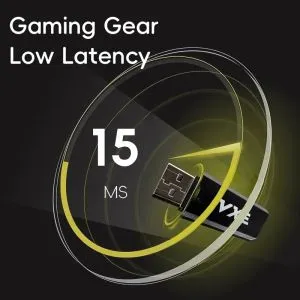 VGN Wireless Gaming Headphones - SIREN V1 Black - Bluetooth 5.3, 2.4G