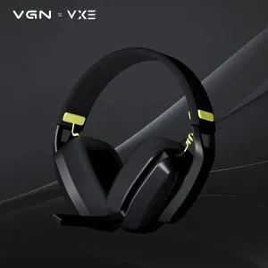 VGN Wireless Gaming Headphones - SIREN V1 Black - Bluetooth 5.3, 2.4G