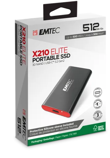 EMTEC EXT SSD X210 512GB 3.2G2