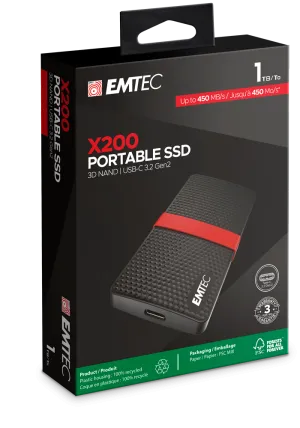 EMTEC EXT SSD X200 1TB 3.1