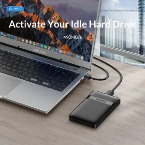Orico кутия за диск Storage - Case - 2.5 inch USB-C - 2577C3-V1-BK