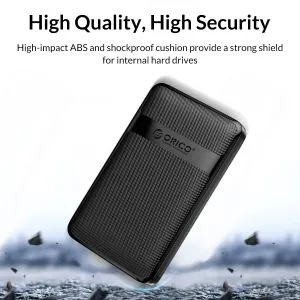 Orico кутия за диск Storage - Case - 2.5 inch USB-C - 2577C3-V1-BK