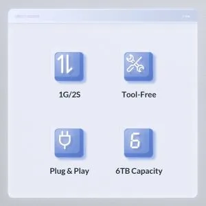 Orico кутия за диск Storage - Case - 2.5 inch USB-C - 2020C3-V1-BK