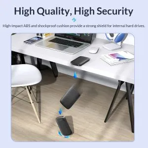 Orico кутия за диск Storage - Case - 2.5 inch USB-C - 2020C3-V1-BK