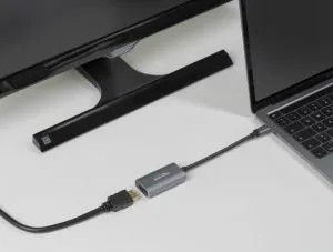 Adaptor Delock, USB-C tată - HDMI mamă, Ultra HD, 8K, Gri