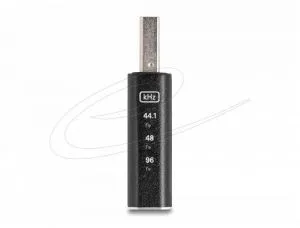 Delock Аудио конвертор, от дигитален към аналогов сигнал, USB Gaming, 24 Bit / 96 kHz