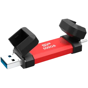 Silicon Power UC3S72 500GB, USB3.2 Gen2,DS72, Red