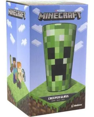 Paladone Minecraft Creeper Glass (400ml), PP6729MCFV2