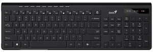 Genius Wireless Slim Keyboard SlimStar 7230 Black - AI, BG, 2.4Ghz