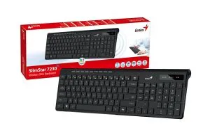 Genius Wireless Slim Keyboard SlimStar 7230 Black - AI, BG, 2.4Ghz