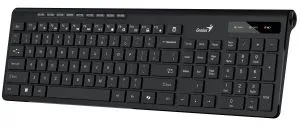 Genius Wireless Slim Keyboard SlimStar 7230 Black - AI, BG, 2.4Ghz