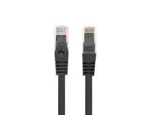 Кабел Lanberg patchcord CAT.6 utp lszh cu 0.5m black fluke passed
