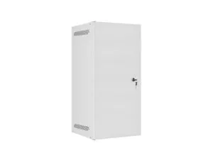 Комуникационен шкаф Lanberg rack cabinet 10" wall-mount 12U/280x310 for self-assembly with metal door grey (flat pack)