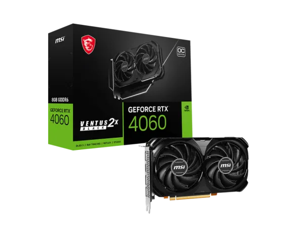 MSI RTX4060 VENTUS 2X BK 8G OC