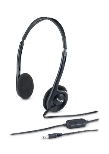 Genius слушалки с микрофон Headset HS-200C - Lightweight, Black