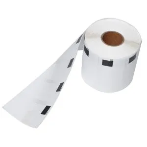 Etichete compatibile Makki Brother DK-11209 DOAR ROLA - Etichete de hârtie pentru adrese mici, 29 mmx62 mm, 800 de etichete per rolă, Negru pe Alb - MK-DK-11209-RO