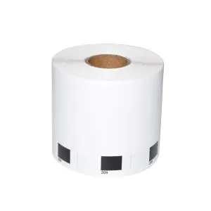 Etichete compatibile Makki Brother DK-11209 DOAR ROLA - Etichete de hârtie pentru adrese mici, 29 mmx62 mm, 800 de etichete per rolă, Negru pe Alb - MK-DK-11209-RO