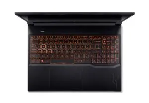 Лаптоп Acer Nitro V16, ANV16-61-R5GE, AMD Ryzen  R7 350 with AI (Up to 5.0GHz, 16MB), 16" WUXGA (1920x1200)IPS, 165Hz, 16GB DDR5 ( 1 slot free), 1024GB NVMe SSD, M.2 (slot free), RTX 4050 6GB GDDR6, MicroSD, FHD Cam&Mic.,WIFI6E+BT, Backlit kbd, No OS, Bla