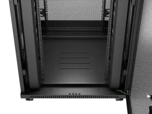 Комуникационен шкаф Lanberg rack cabinet 19" free-standing 37U/600X800 (FLAT PACK) with mesh door LCD black