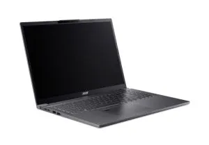 Лаптоп Acer Aspire 16, A16-71M-70ER,Intel Core Ultra 7 155H (up to 4.80GHz, 24MB), 16" WUXGA+ (2048x1280) OLED Adobe&DCI-P3 100%, 400nit, 1*16GB DDR5X 4600MHz, 512GB PCIe NVMe SSD, Intel UMA, FHD Cam, WiFi 6E, BT 6E, Backlit Kbd, No OS, Steel Gray