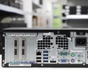 HP Workstation Z220SFF, Intel Xeon Quad-Core E3, 12GB DDR3, 128GB SATA, Slim Desktop, Grade A-