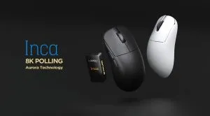 Lamzu професионална геймърска мишка INCA 8K - Wireless Gaming Mouse - Black