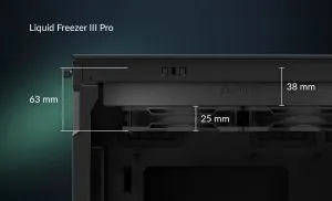 Arctic водно охлаждане Liquid Freezer III Pro 360 A-RGB Black