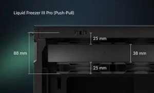 Arctic водно охлаждане Liquid Freezer III Pro 360 A-RGB Black