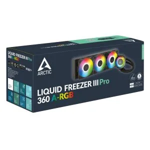 Arctic водно охлаждане Liquid Freezer III Pro 360 A-RGB Black