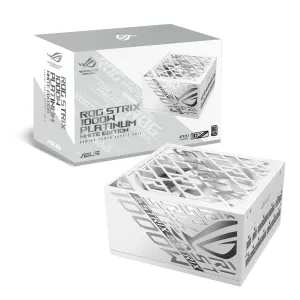 Захранващ блок ASUS ROG STRIX 1000W White Edition, 80+ Platinum PCIe 5.1, Fully Modular