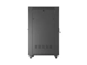Комуникационен шкаф Lanberg rack cabinet 19" free-standing 32U/600X1000 (FLAT PACK) with mesh door LCD black