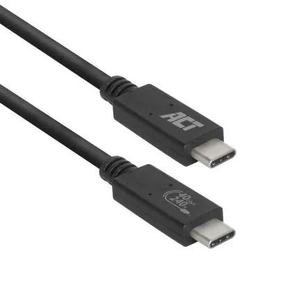 ACT Cable USB-C - USB-C, 0.8 м / USB4, 40Gbps, 240W, certified USB-IF