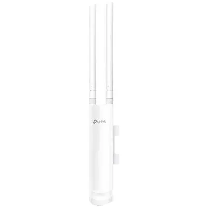 TP-Link EAP225-Outdoor AC1200 Dual Band Outdoor Access Point,867Mbps at 5GHz + 300Mbps at 2.4GHz,1 Gigabit LAN,802.3af PoE and Passive PoE,2 External Antennas,IP65 Weatherproof,MU-MIMO,Band Steering,Beamforming,Airtime Fairness,Centralized Man.