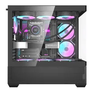 Darkflash кутия Case ATX - DS900 AIR Black - USB-C