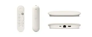 Мултимедиен плеър Google TV Streamer 4K, 32GB, с дистанционно