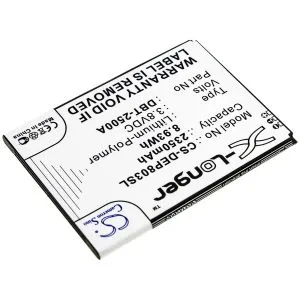 Батерия за мобилен телефон  DORO 8035, DSB-0170  DBT-2500A LiPo  3,8V 2350mAh CAMERON SINO